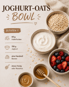 Joghurt-Oats Bowl Rezept