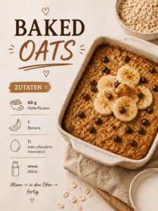 Baked Oats Rezept