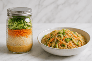 Meal Prep: Asiatischer Glasnudel Salat