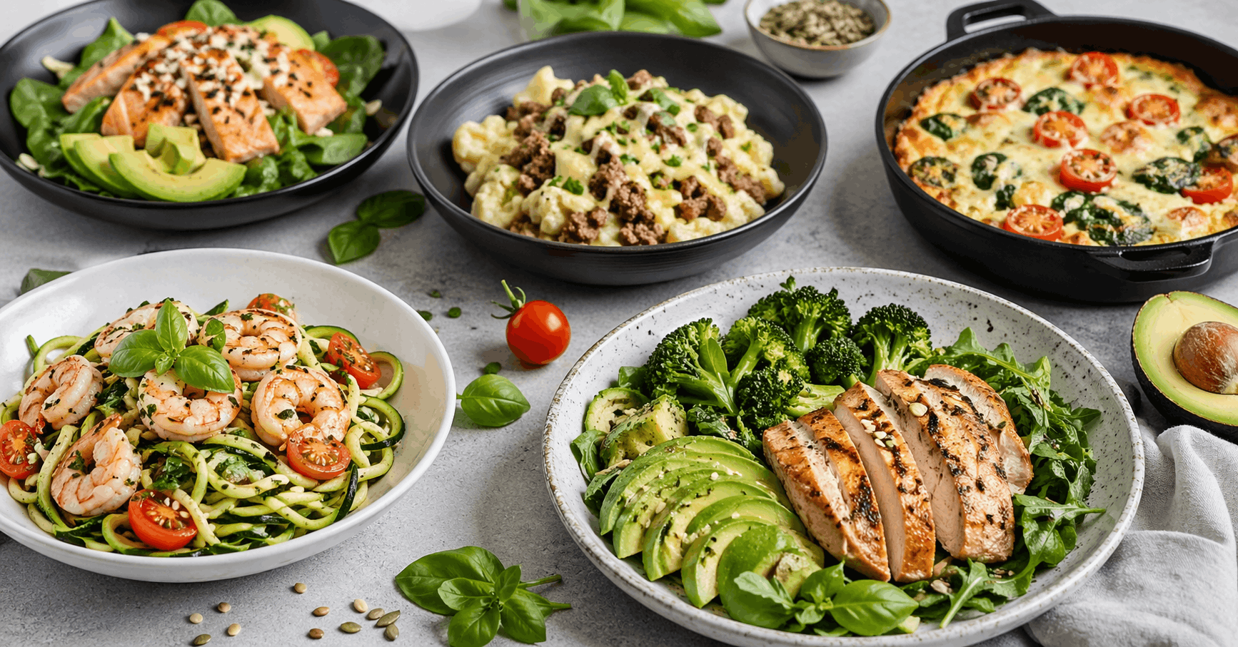 5 Low Carb Rezepte: High Protein, einfach & schnell