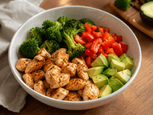 Hähnchen Protein Bowl