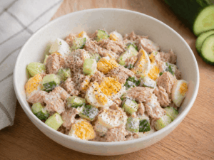Low Carb: Thunfisch Ei Salat