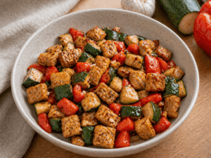 Tempeh Gemüse Pfanne