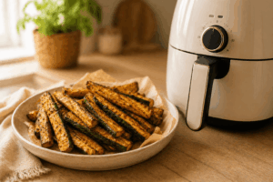 Knusprige Airfryer Zucchini Sticks 