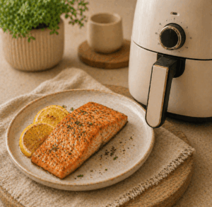 Airfryer Lachsfilet