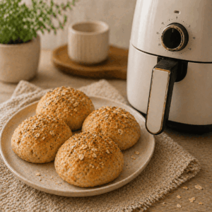 Airfryer Protein-Brötchen