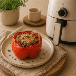Airfryer gefüllte Paprika