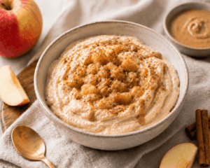 Apfel-Zimt Protein-Eis zum Abnehmen