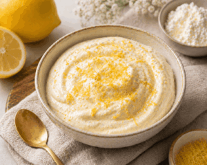 Zitronen-Protein-Eis zum Abnehmen