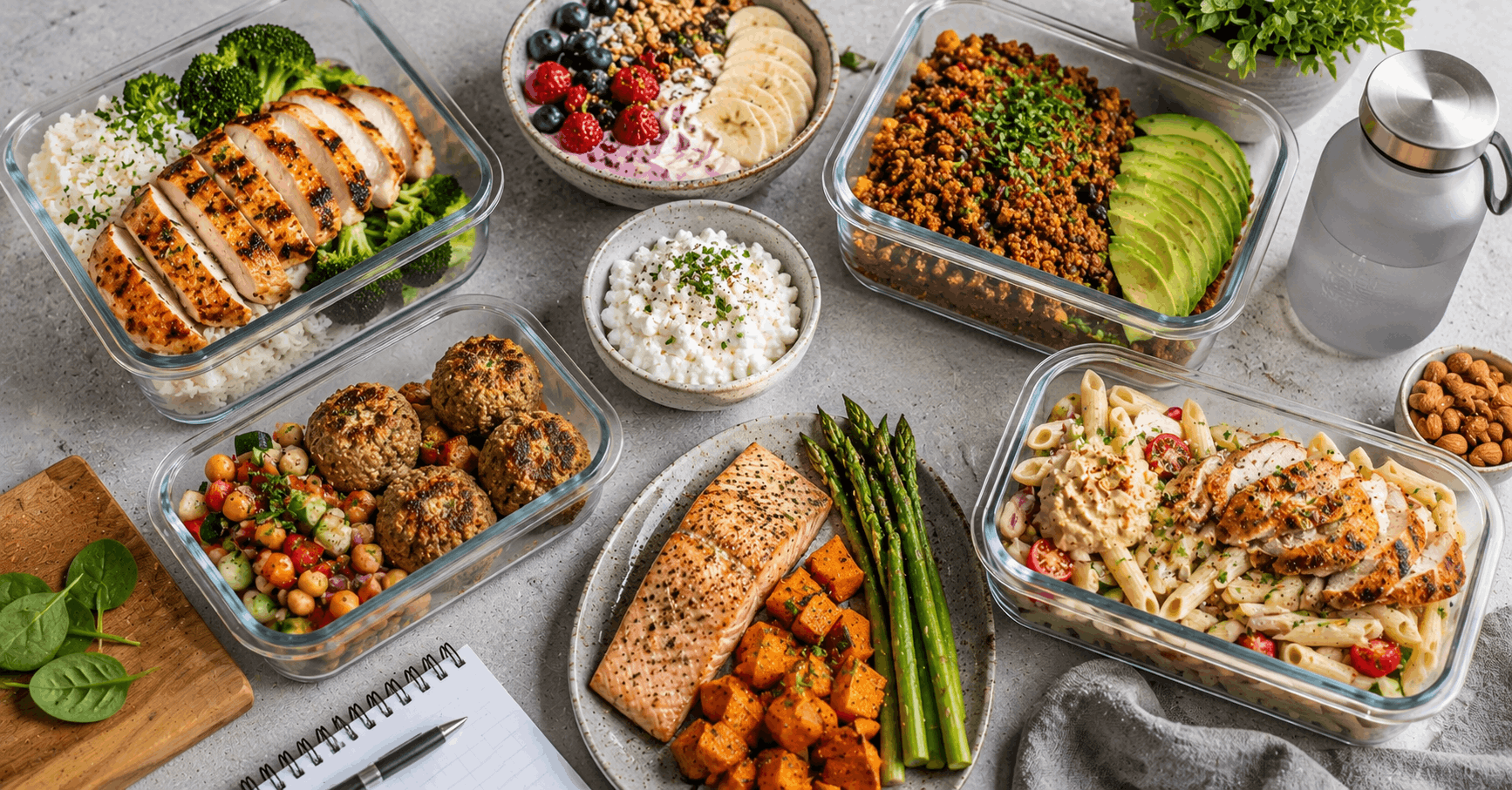 120g Protein ohne Proteinpulver: Meal Plan zum Abnehmen
