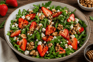 Erdbeer Rucola Salat