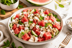 Wassermelone Feta Salat