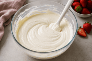 Cremige Protein Cheesecake Masse