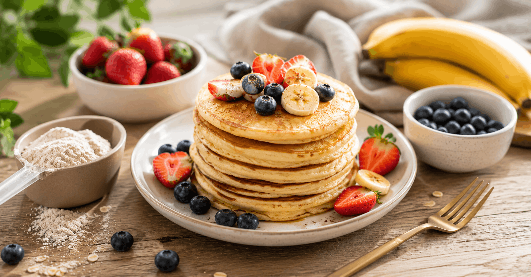Fluffige Protein Pancakes ohne Zucker: Mein Lieblingsrezept