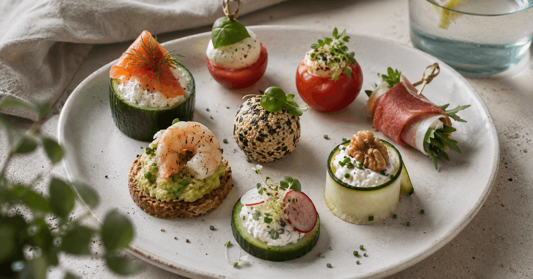 8 Appetithappen ohne schlechtes Gewissen